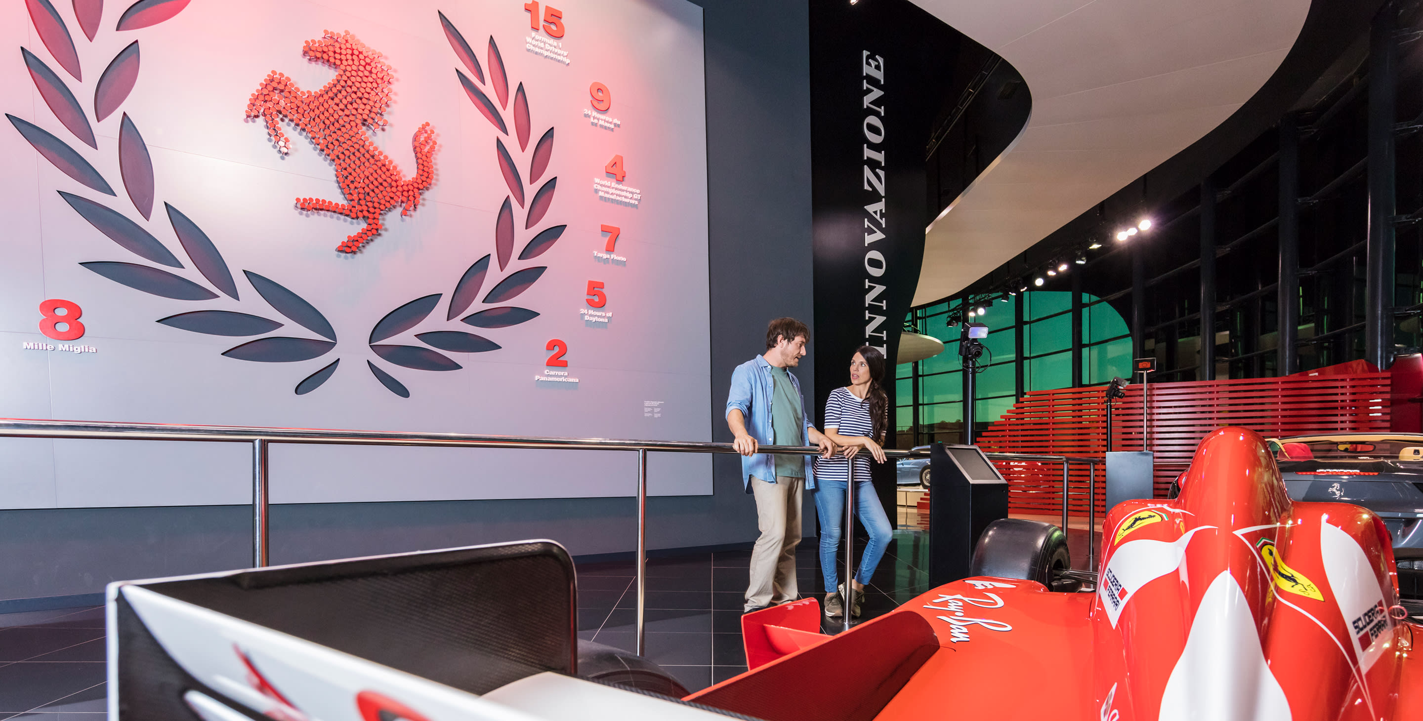 Ferrari Land Gallery, discover the Ferrari legend